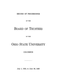 Board of Trustees Ohio State University