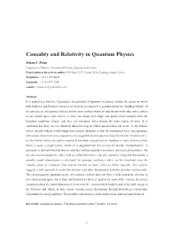 Causality and Relativity in Quantum Physics