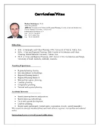 Curriculum Vitae