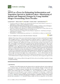 NDVI As a Proxy for Estimating Sedimentation and Vegetation
