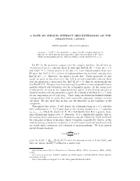 A NOTE on SHEAVES WITHOUT SELF-EXTENSIONS on the PROJECTIVE N-SPACE