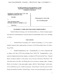 Case 2:19-Cv-00248-JRG Document 1 Filed 07/11/19 Page 1 of 16 Pageid #: 1