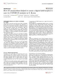 How IT Preparedness Helped to Create a Digital Field Hospital to Care For