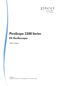 Picoscope 2204 to 2208 User's Guide