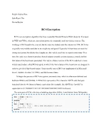 RC4 Encryption