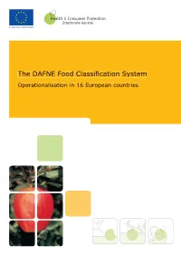 The Dafne Food Classification System