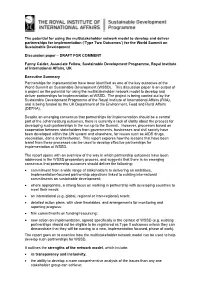 The Potential for Using the Multistakeholder Network Model To
