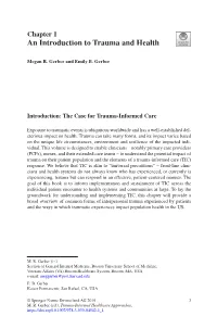 Chapter 1 an Introduction to Trauma and Health