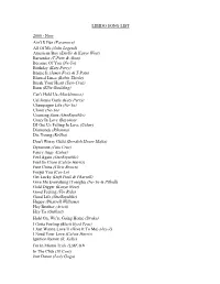 Libido Song List 2000