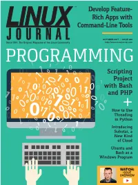 Linux Journal | October 2017 | Issue