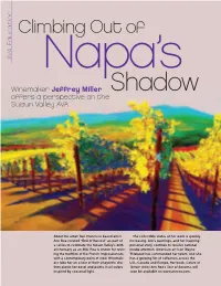 Climbing out of Napa's Shadow