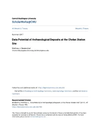 Data Potential of Archaeological Deposits at the Chelan Station Site