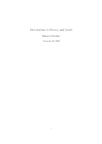 Introduction to Groovy and Grails