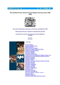 The SPS Annual Report and Accounts 1999-2000