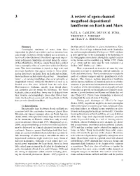 3 a Review of Open-Channel Megaflood Depositional Landforms