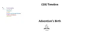 COG Timeline Adventism's Birth