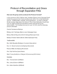 Protocol of Reconciliation and Grace Through Separation FAQ
