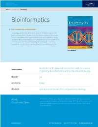 Bioinformatics