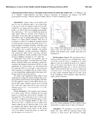 Challenges Using Small Craters for Dating Planetary Surfaces