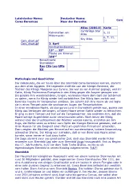 Coma Berenices Deutscher Name: Haar Der Berenike Com Atlas