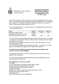 Dofe Bronze Qualifying Expedition Instructions