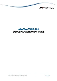 EMS 4.0.2 Device Manager User's Guide