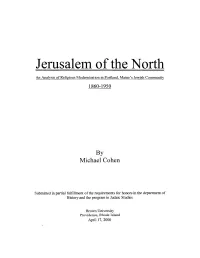 Jerusalem of the North
