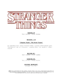 Stranger Things | Dialogue Transcript | S2:E8