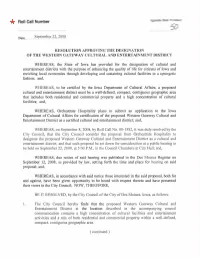 WHEREAS, the State of Iowa Has Provided for the Designation Of