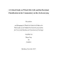 A Critical Study on Wǒnch'ǔk's Life and His Doctrinal Classification In