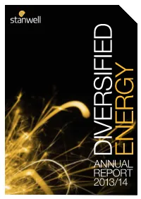 ANNUAL REPORT 2013/14 About This Report About Stanwell
