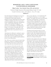 Biosurveillance: Using Native Wasps to Find Emerald Ash