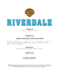 Riverdale | Dialogue Transcript | S3:E22