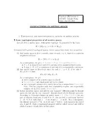 Topology (H) Lecture 9 Lecturer: Zuoqin Wang Time: April 8, 2021