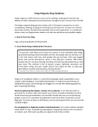 Verge Blog Guidelines