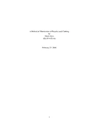 A Method of Illumination of Bicycles and Clothing by Mark Allyn Allyn@Well.Com