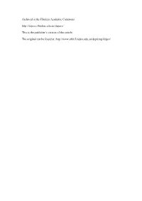 Archived at the Flinders Academic Commons