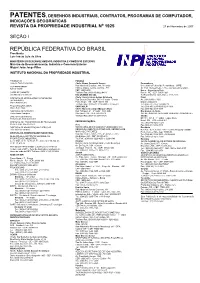 Diretoria De Patentes