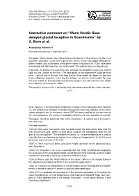 Warm Nordic Seas Delayed Glacial Inception in Scandinavia” by A