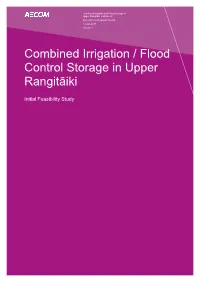Combined Irrigation / Flood Control Storage in Upper Rangitāiki