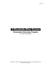 Divemaster Internship Program at Coco View Resort