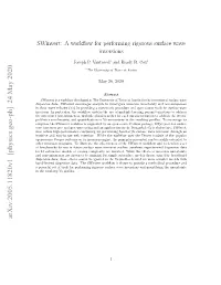 Swinvert: a Workflow for Performing Rigorous Surface Wave Inversions