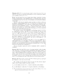 Theorem 335 If G Is a Connected Quasi-Simple Compact Lie Group, There Is