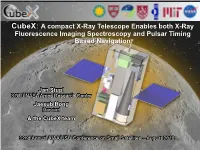 A Compact X-Ray Telescope Enables Both X-Ray Fluorescence Imaging Spectroscopy and Pulsar Timing Based Navigation