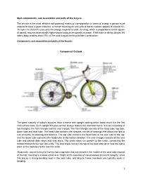 Components, Sub-Assemblies and Parts of the Bicycle the Bicycle Is
