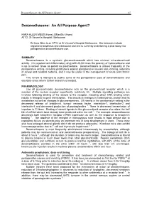 Dexamethasone: an All Purpose Agent? 65