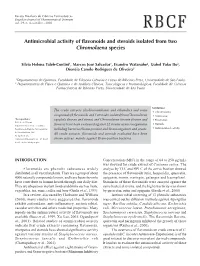Antimicrobial Activity of Flavonoids and Steroids Isolated from Two Chromolaena Species