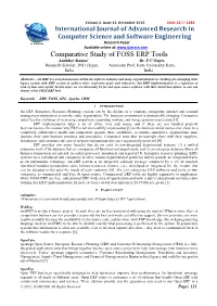 Comparative Study of FOSS ERP Tools Anubhav Kumar* Dr