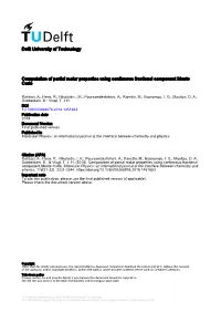 Computation of Partial Molar Properties Using Continuous Fractional Component Monte Carlo