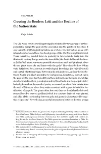 Crossing the Borders: Loki and the Decline of the Nation State